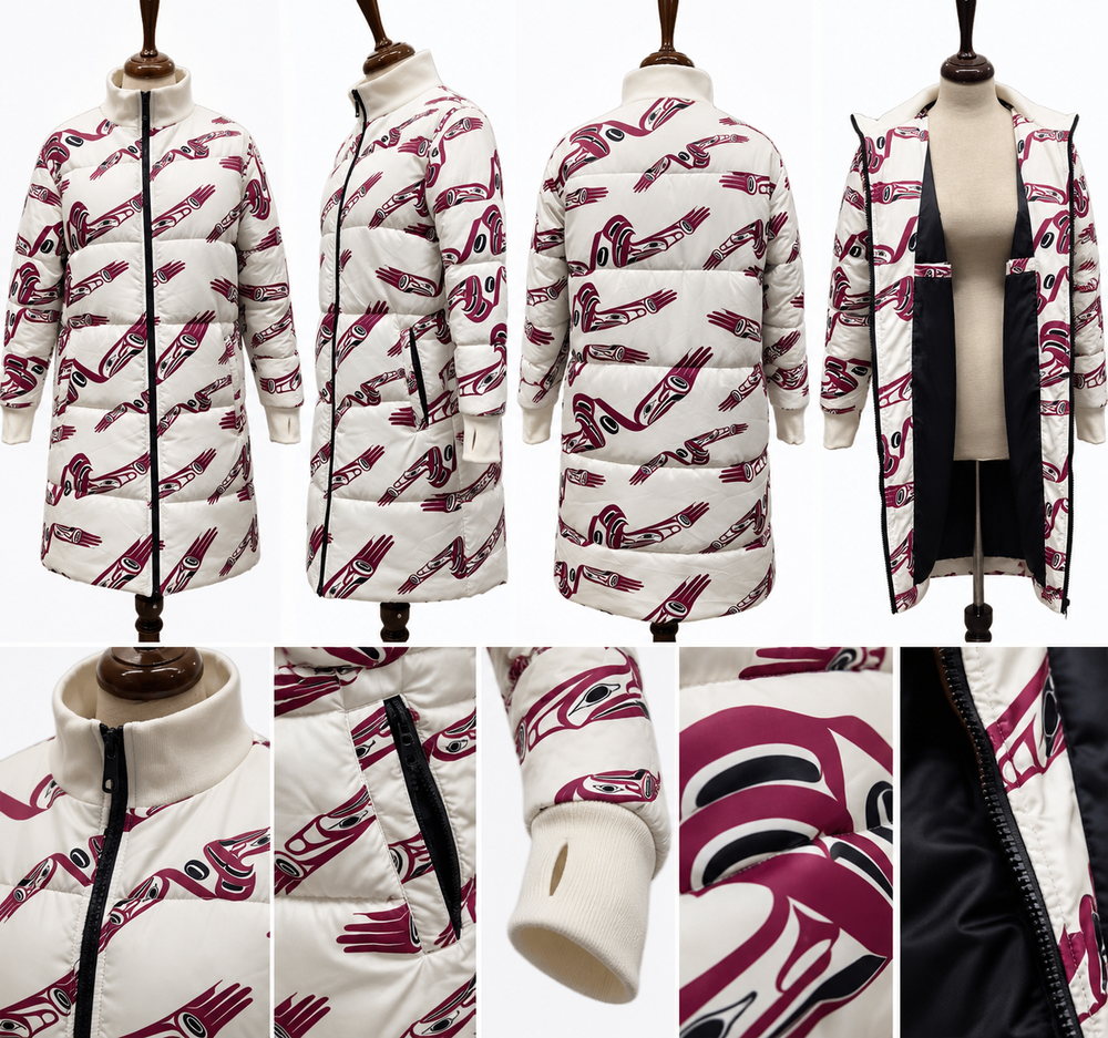 Eagle Flight 3/4 Length Puffer Coat