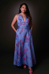 Marissa Dress (Long) - Hummingbird Linen [Lilac]