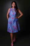 Marissa Dress (Short) - Hummingbird Linen [Mint or Lilac]