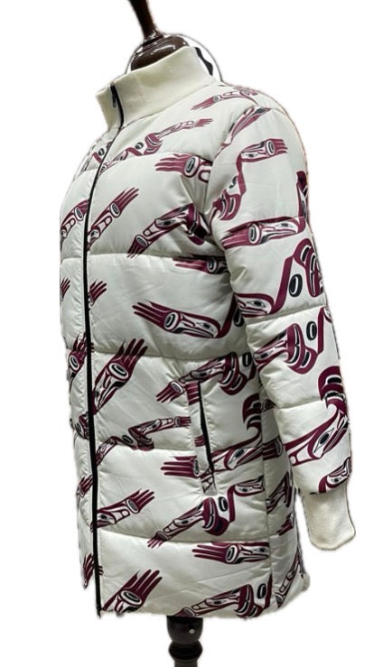 Eagle Flight 3/4 Length Puffer Coat
