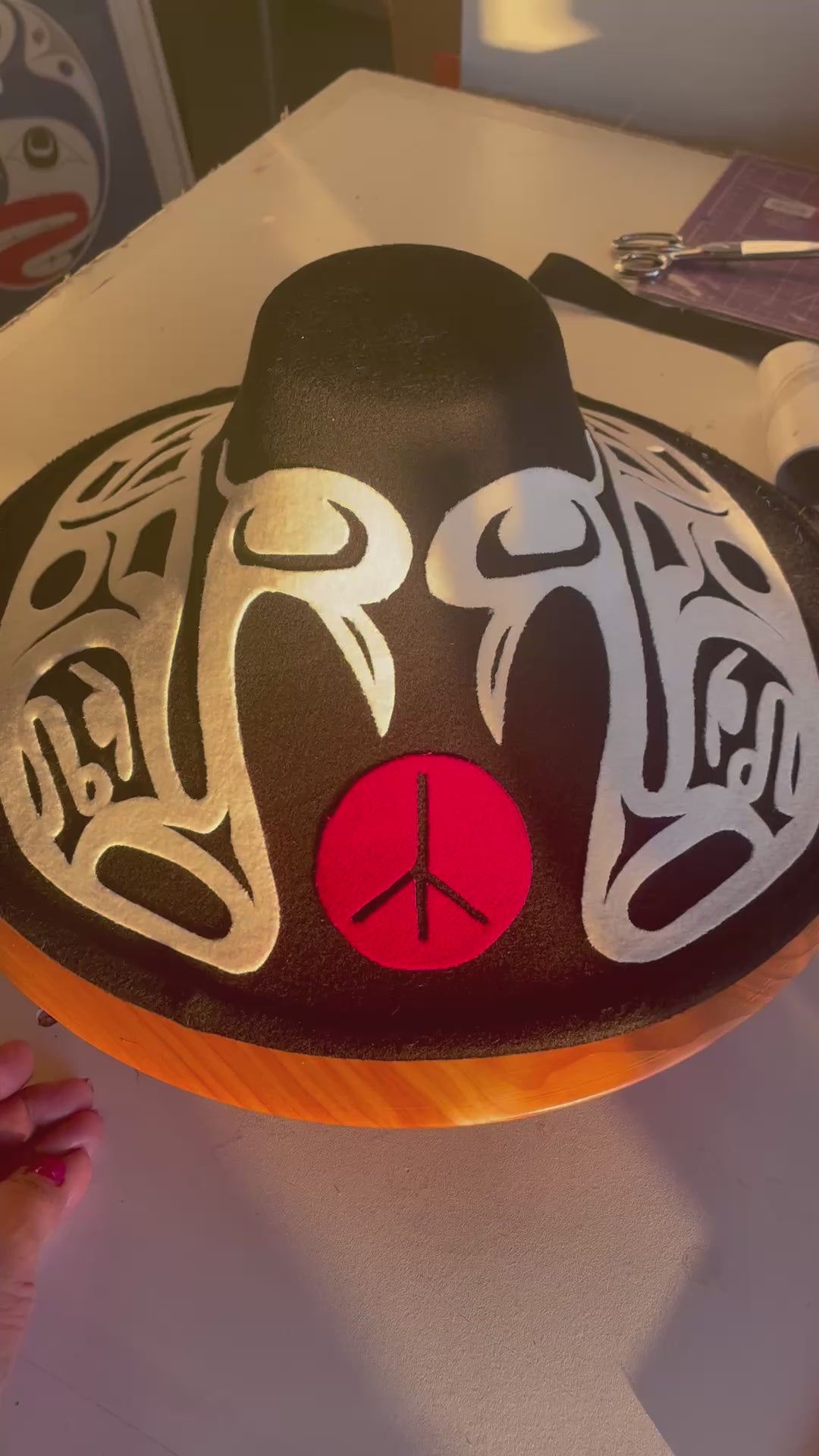 Swans of Peace Hat