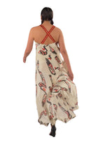 Eagle Evening Dress with Sequined Bodice