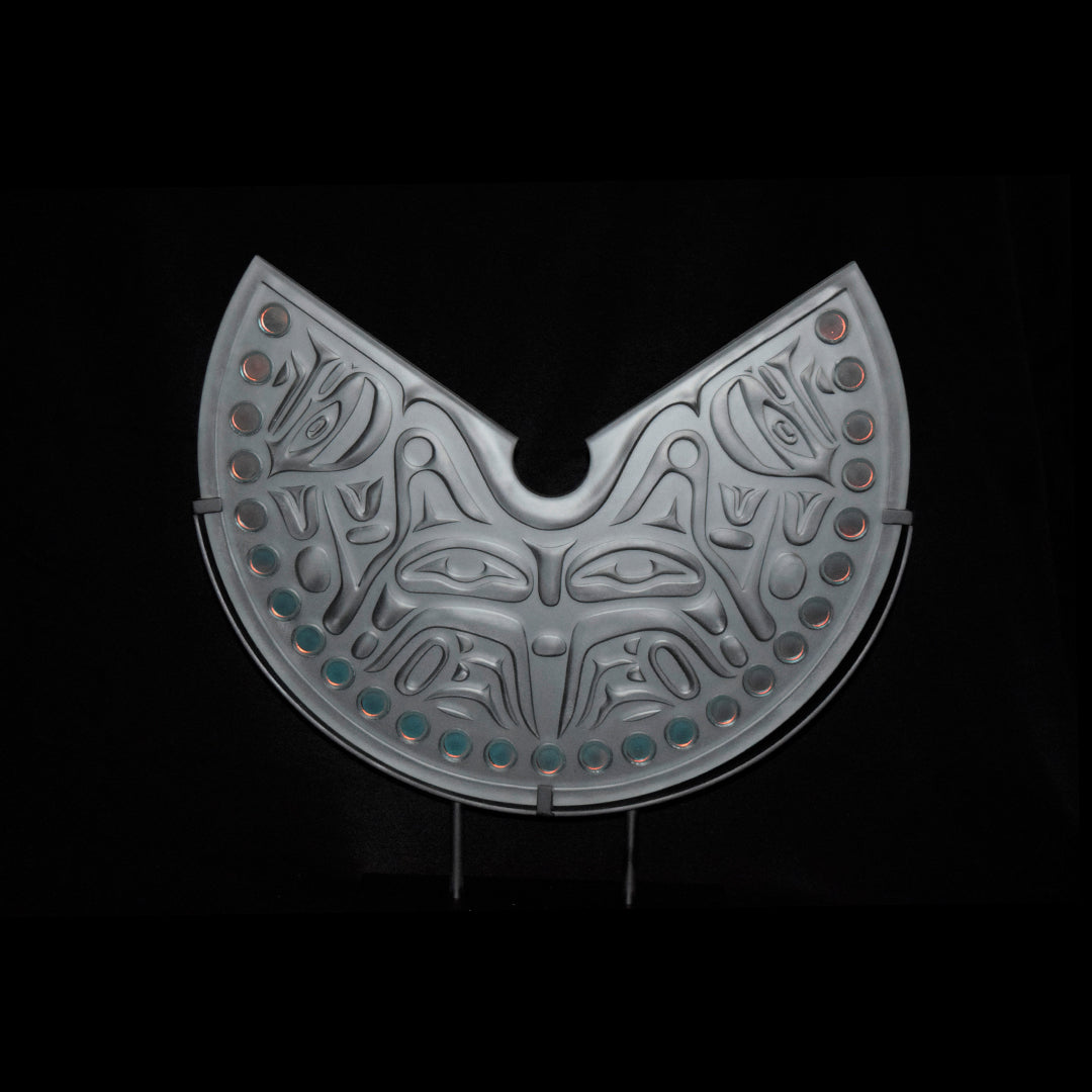 Raven Transformation Glass Art