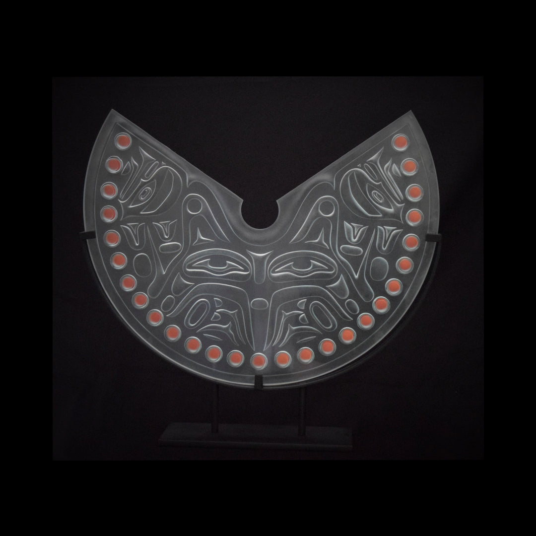 Raven Transformation Glass Art