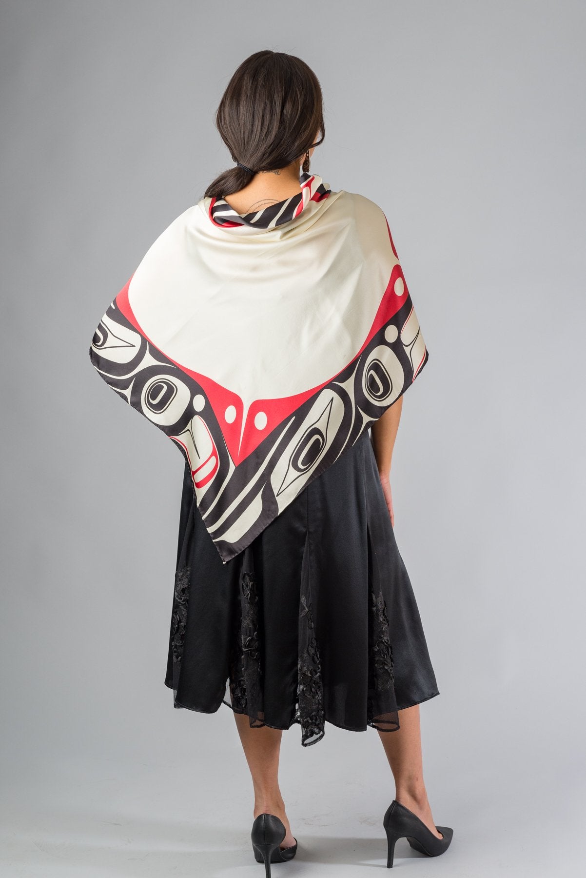4 Ravens Silk Scarf