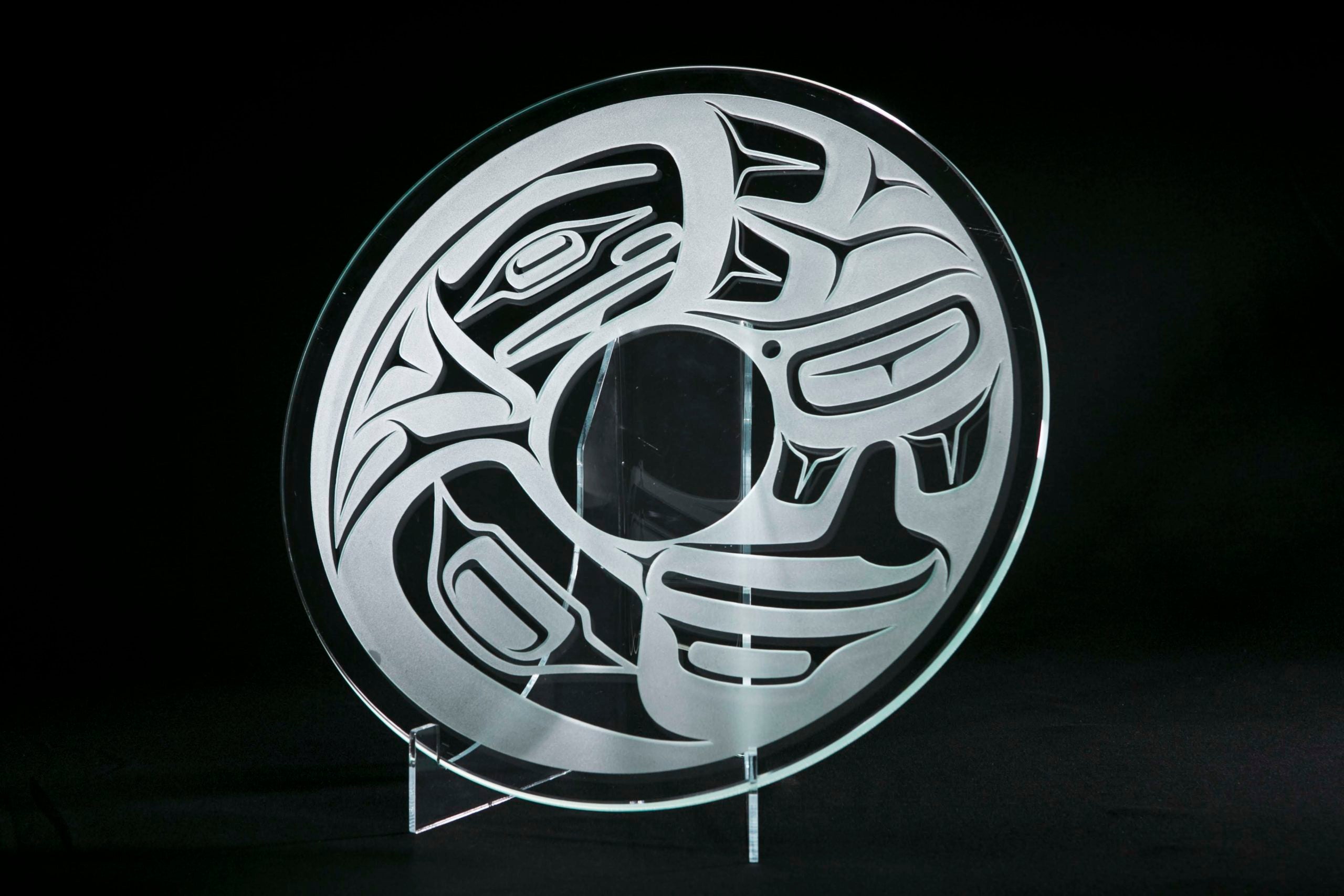 Raven Plate (Dorothy’s First Glass Piece)