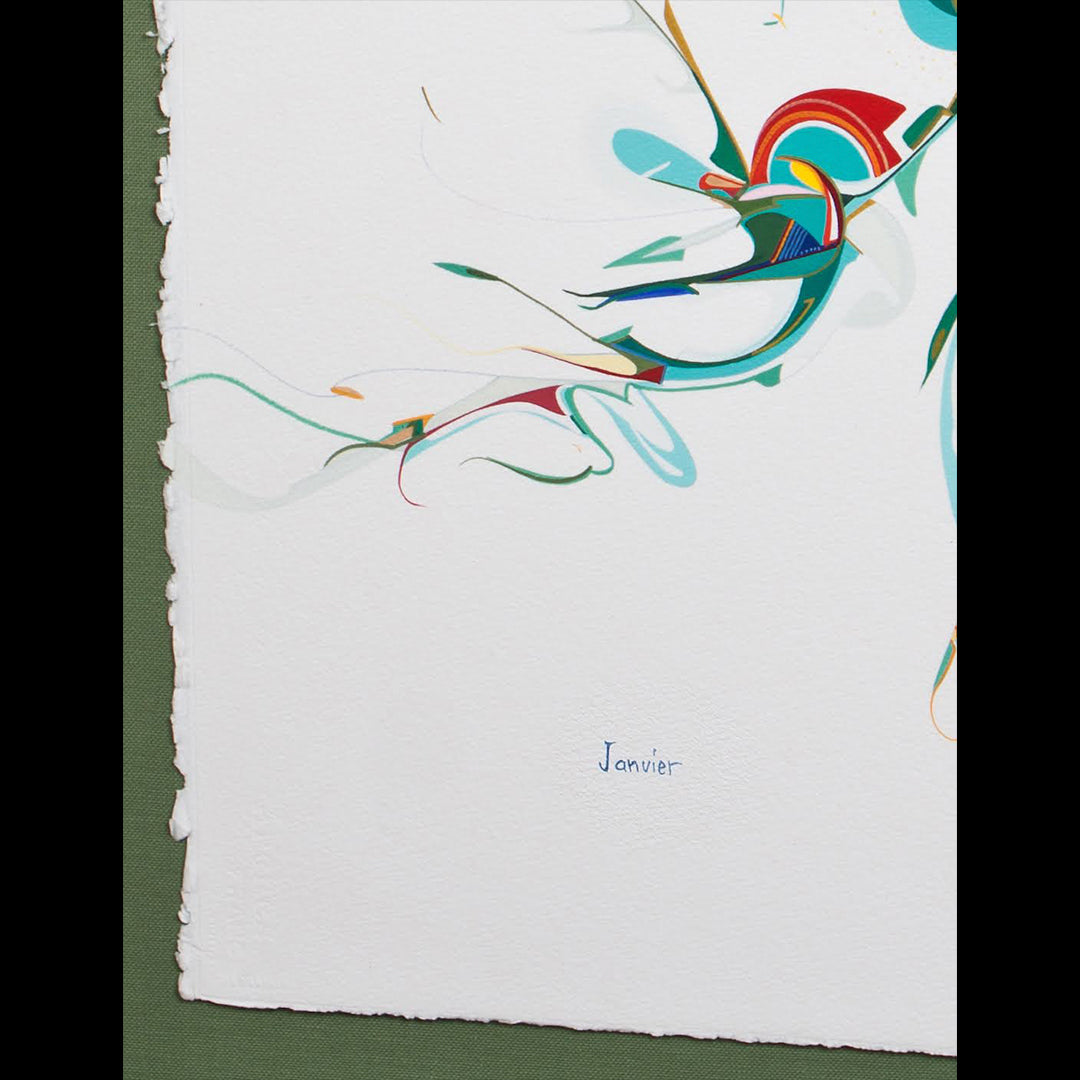 Green Theme Painting