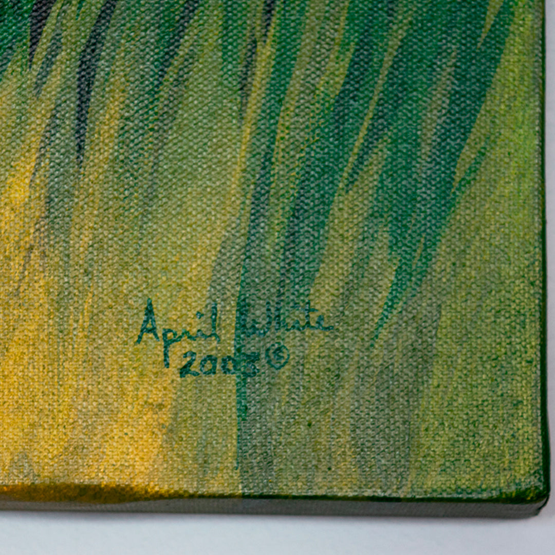 Laughing Kwaguilth Welcome Totems Falling Down Laughing Painting