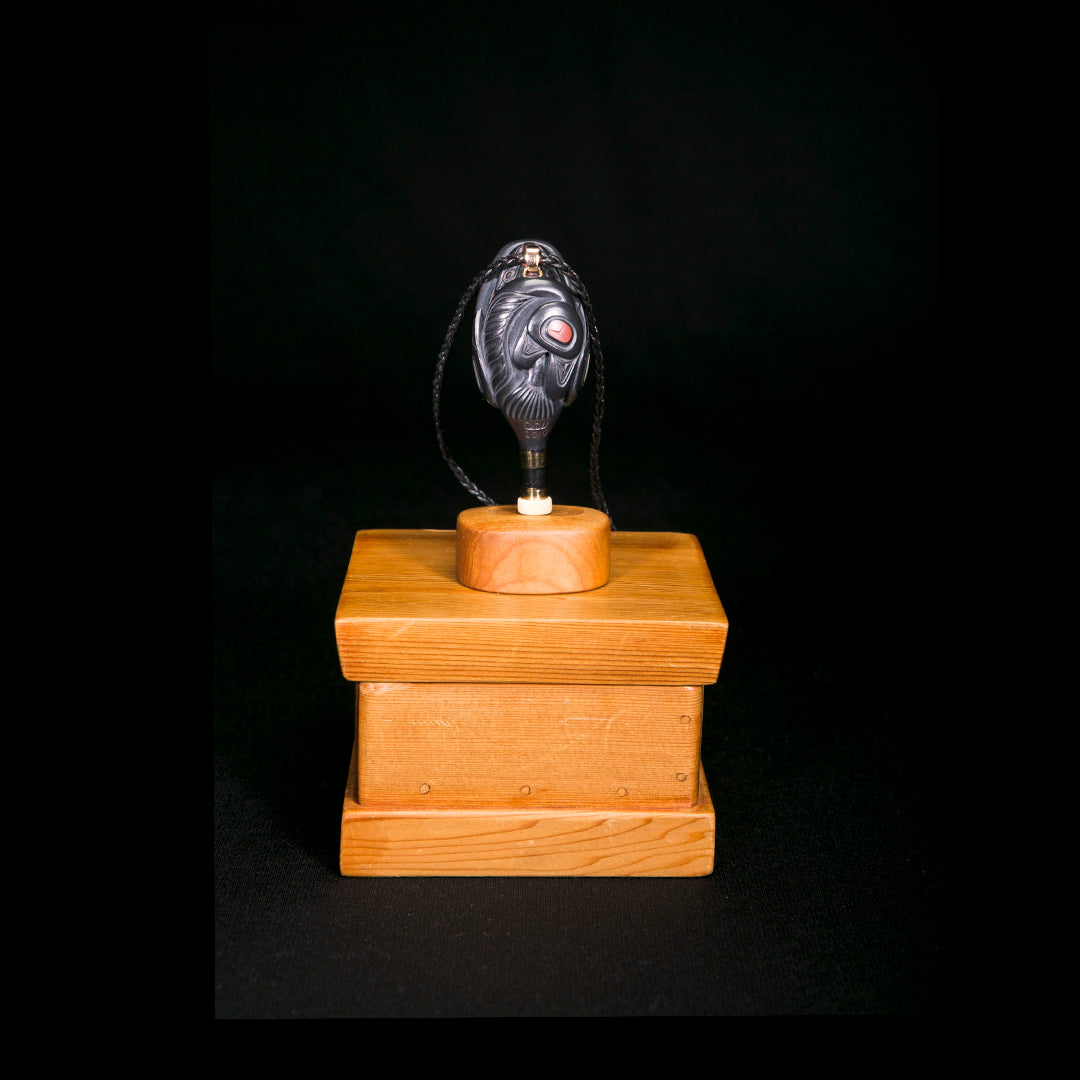 Shark Miniture Argillite Rattle Necklace