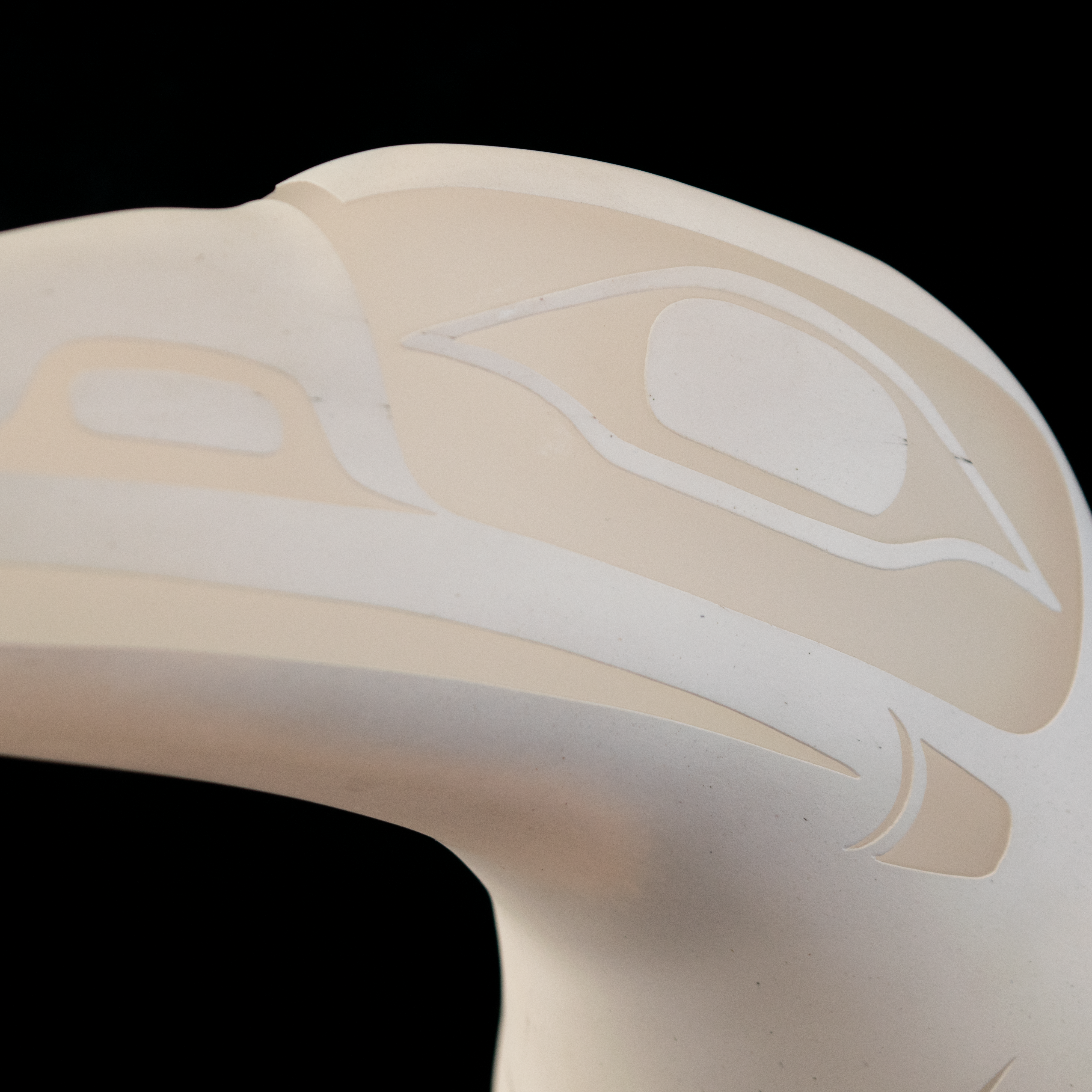 White Raven Glass Art