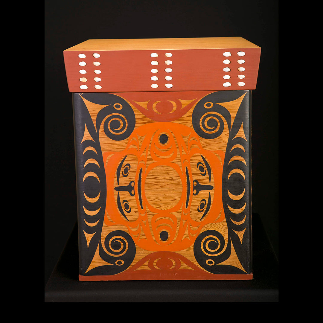 Wolf Salish Style Bentwood Box