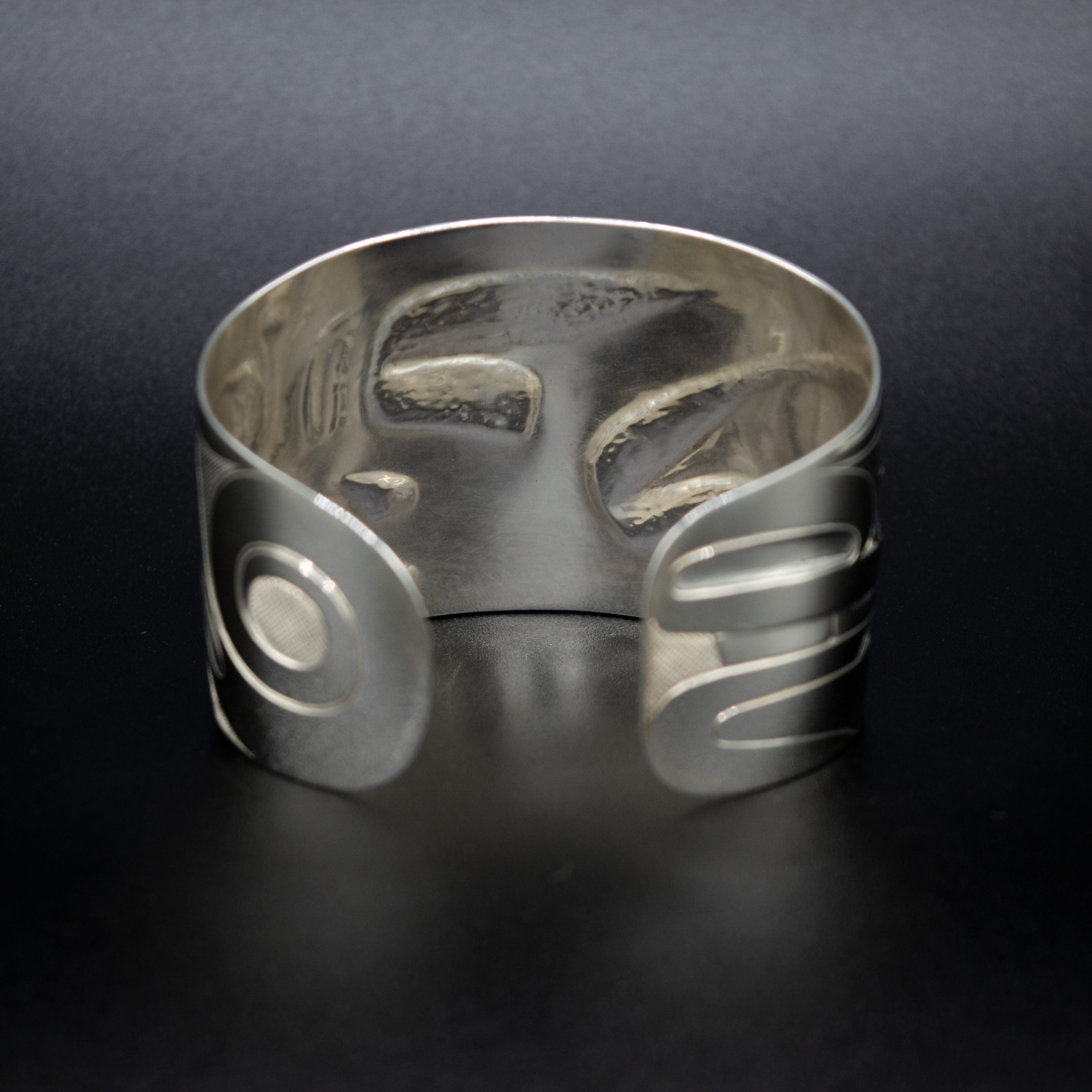 Wolf Hand Engraved Bracelet